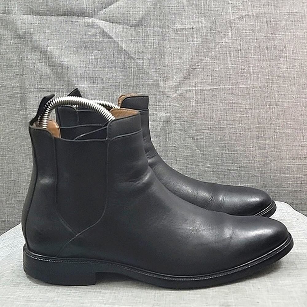 Cole Haan Grand Os Black Leather Chelsea Ankle Boots C20707 Men's Size 8M
